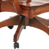 Acadia Desk Chair with Mission Base