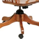 Acadia Desk Chair with Standard Desk Base without Gas Lift