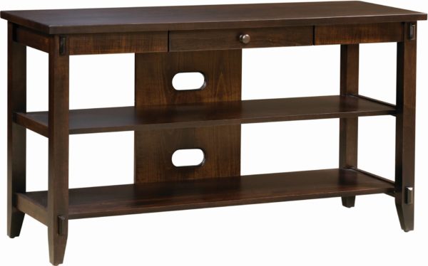 Amish Bungalow Open TV Console