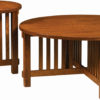 Amish Rio Mission Round Occasional Table Set