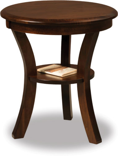 Amish Sierra Round End Table