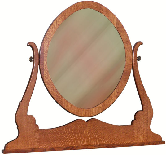 Custom Granny Mission Oval Mirror