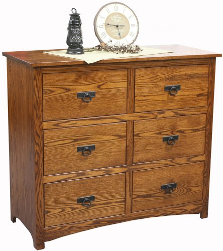 Amish Shaker Six Drawer Mule Chest