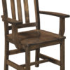 Amish Lodge Arm Dining Chair