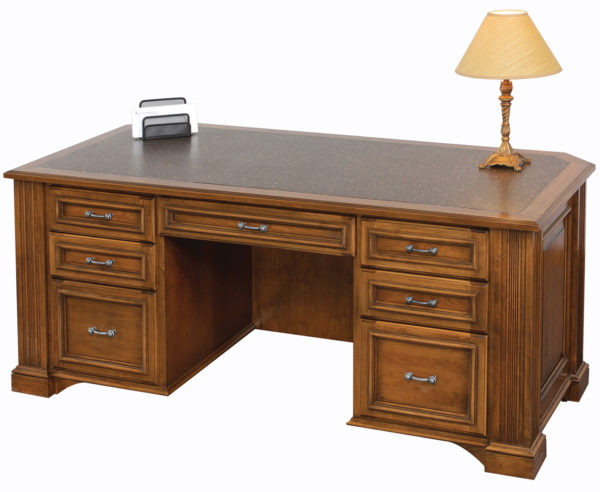 Amish Lincoln Executive Wood Desk