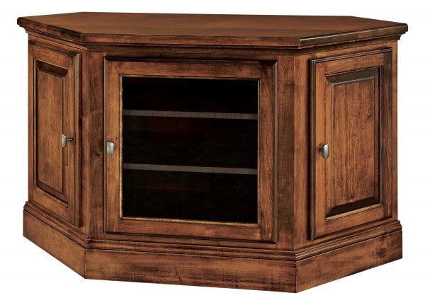 Kincade Small Corner Tv Cabinet Amish, Corner Tv Cabinet With Doors