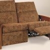 Amish McCoy Loveseat Recliner shown Reclined