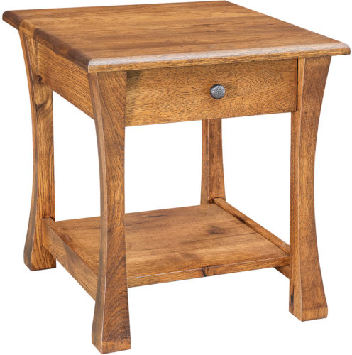 Amish Wide Vandalia Open End Table