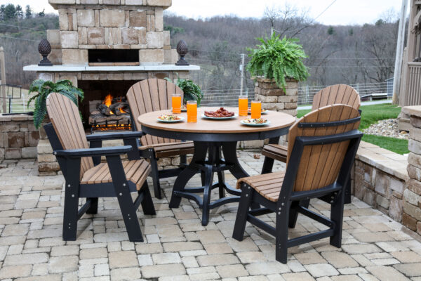 Poly Round Patio Table Set
