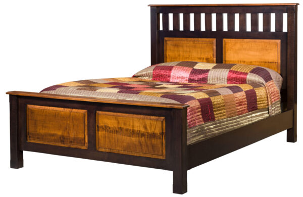 Custom Martoga Slat Panel Bed