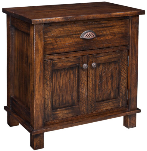 Amish Valley Forge 1 Drawer 2 Door Night Stand