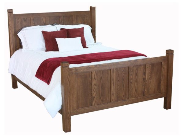 Amish Shaker Oak Bed