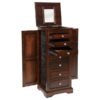 Amish Beaded Jewelry Armoire Open