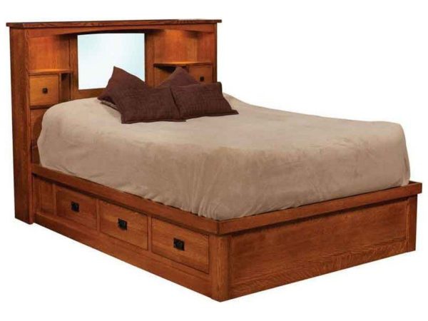 Amish Mission Captain's Bed