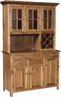 Shaker Wine Hoosier Hutch