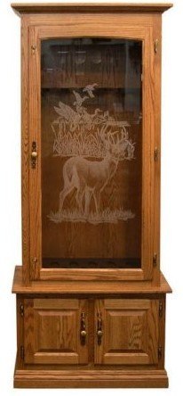 Amish Gun Cabinet Custom Amish Gun Cabinet