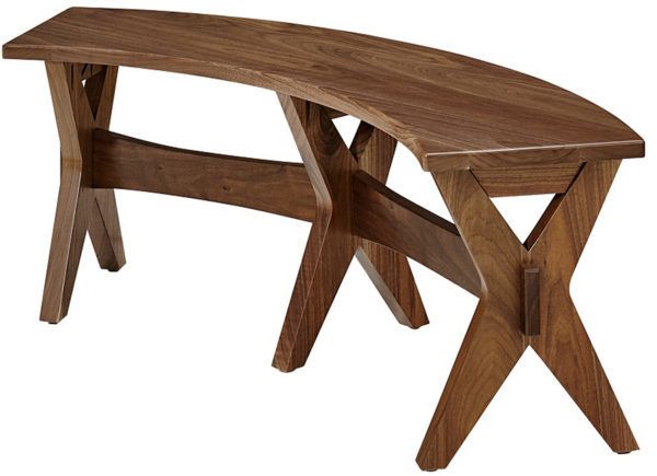 Curved Hardwood Vadsco Bench