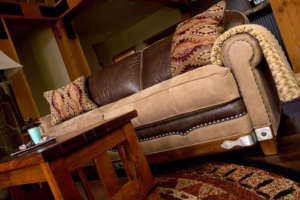 Custom Couch with Coffee Table